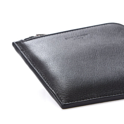 Saint Laurent Calfskin Rider California Zipped Coin Pouch Wallet Black 7 of 8