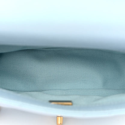 Chanel Iridescent Caviar Quilted Mini My Perfect Flap Light Blue 5 of 11