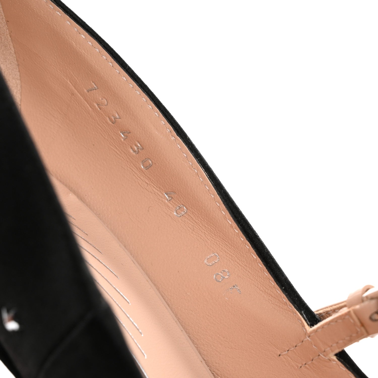 Gucci Silk Satin Star Studded Pumps 40 Black 9 of 10