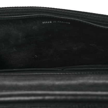 Chanel Patent Quilted Wallet On Chain WOC Black 11 of 11