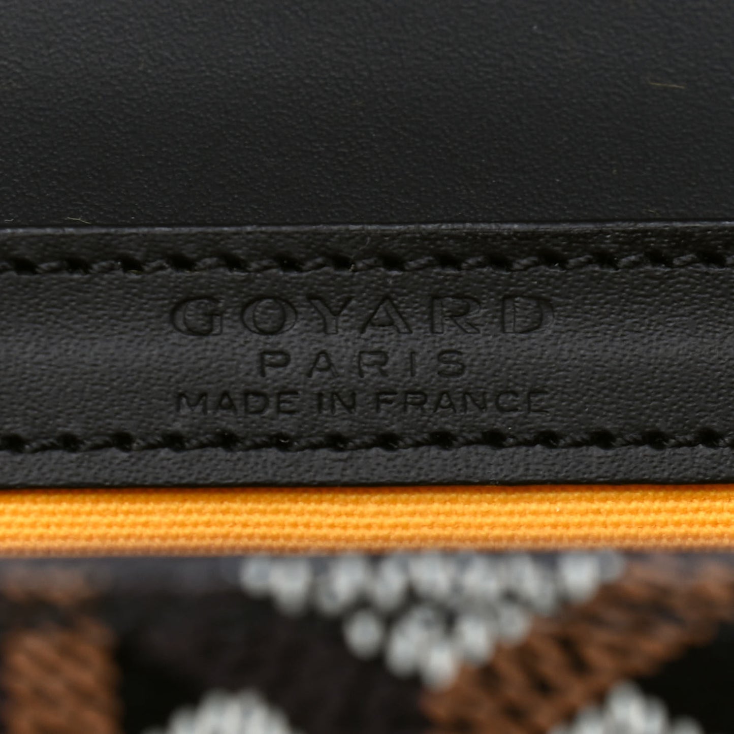 Goyardine Structure Mini Saigon Black