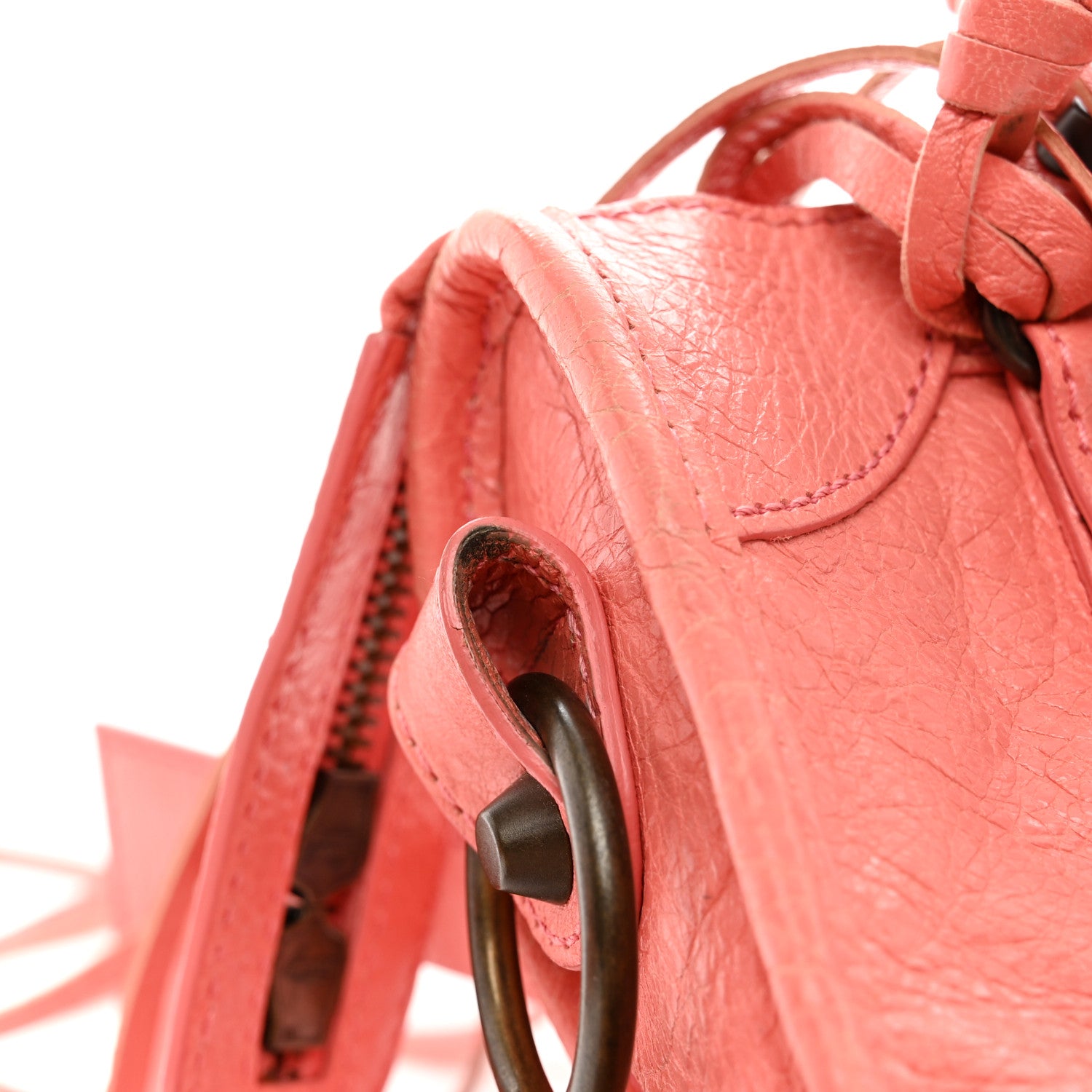 Balenciaga Agneau Classic Hardware Mini City Rose Jaipur 10 of 11