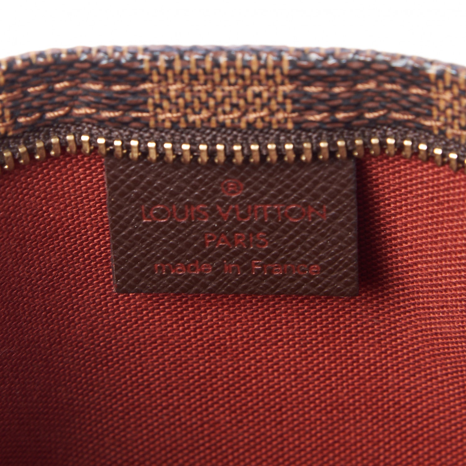 Louis Vuitton Damier Ebene Trousse Make Up Bag Pochette 8 of 8