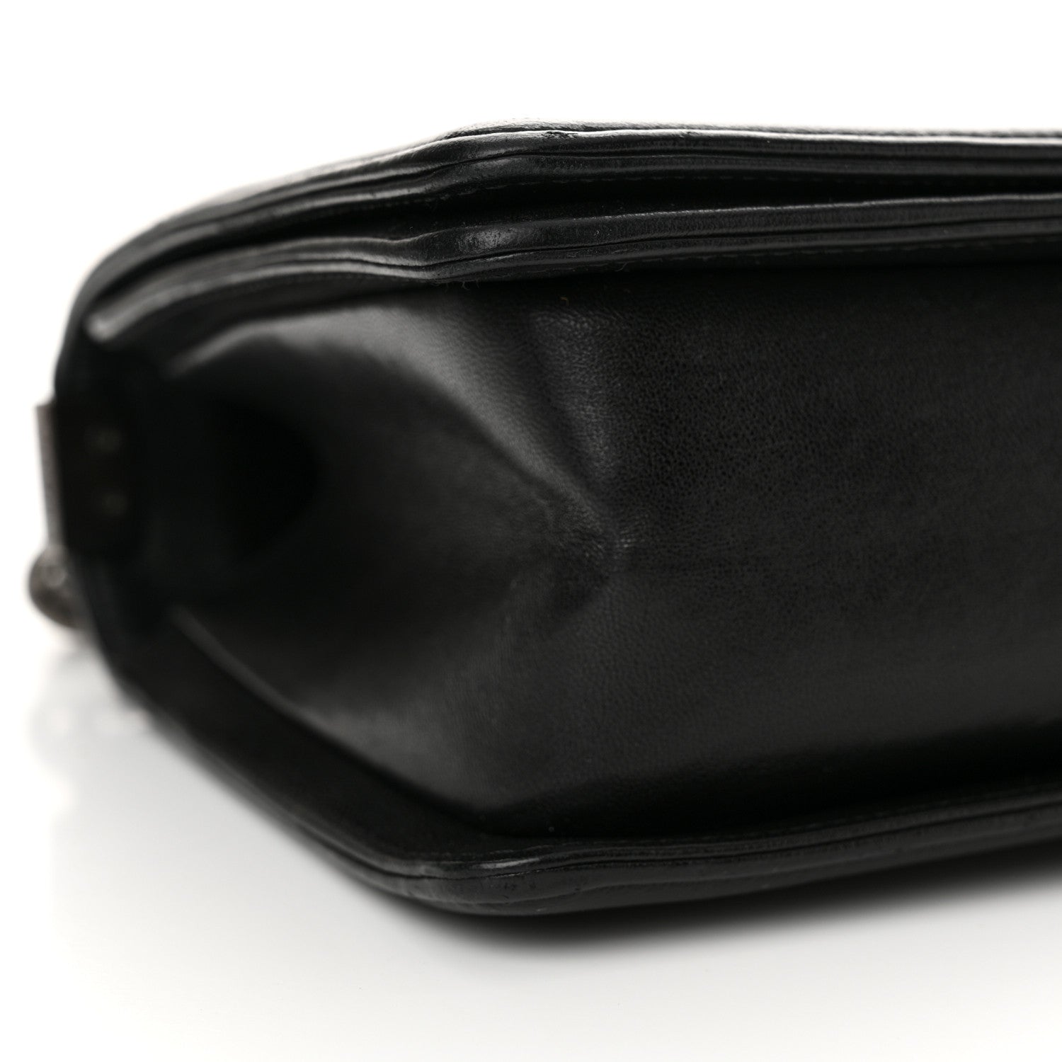 Chanel Lambskin Quilted Medium Boy Flap Black 9 of 12