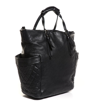 Jimmy Choo Lambskin Chain Embellished Blare Tote Black 3 of 8