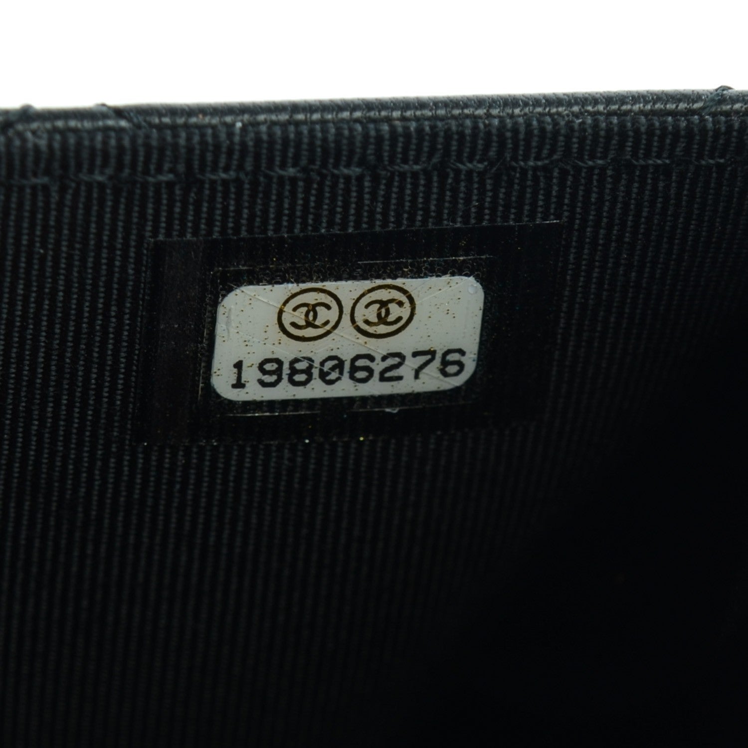 Chanel Lambskin Quilted Wallet On Chain WOC Black 8 of 9
