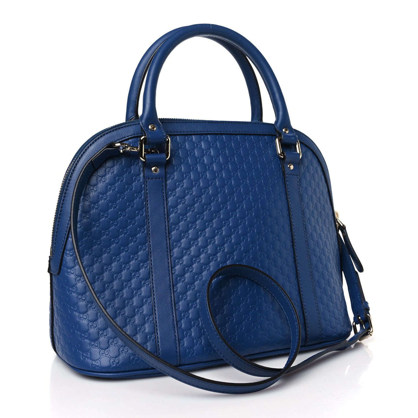 Soft Microguccissima Medium Dome Bag Caspian