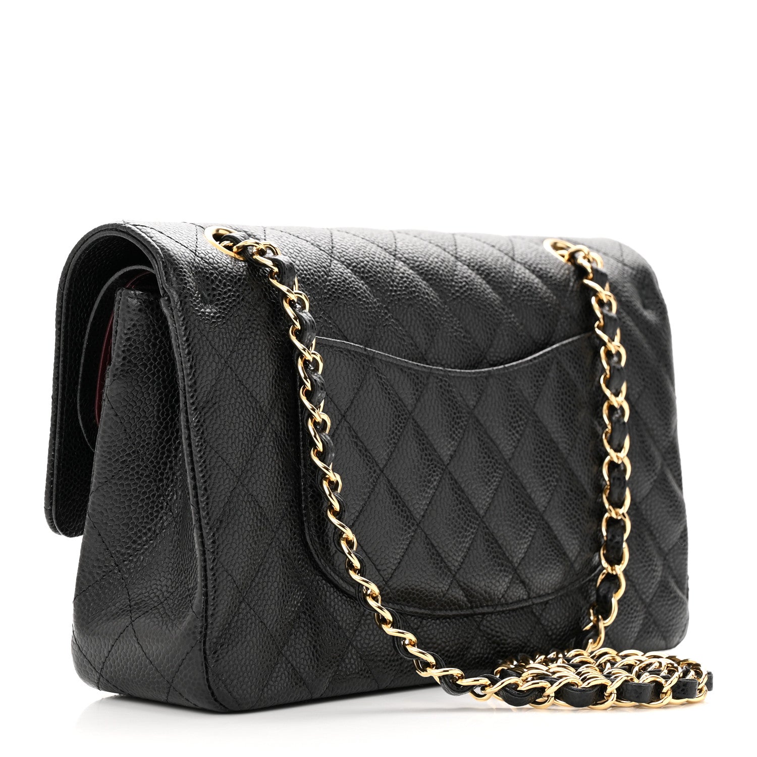 Chanel Caviar Quilted Medium Double Flap Black 3 of 13