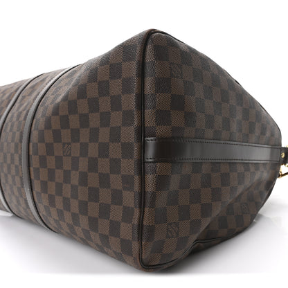 Louis Vuitton Damier Ebene Keepall Bandouliere 55 8 of 9