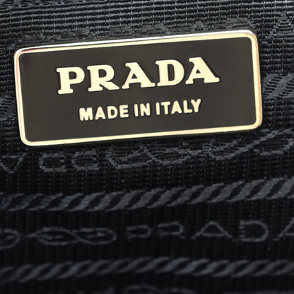 Prada Tessuto Nylon Nappa Soft Drawstring Tote Navy Black 6 of 8