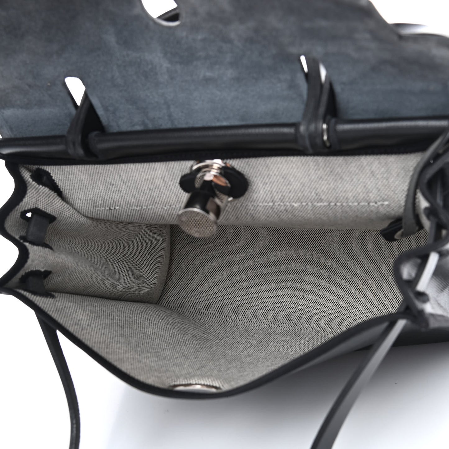 Toile H Berline Vache Hunter Herbag Zip PM 31 Black Ecru