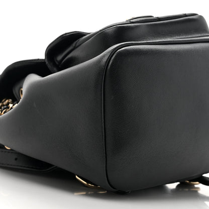 Chanel Lambskin Quilted Small Duma Drawstring Backpack Black 9 of 13