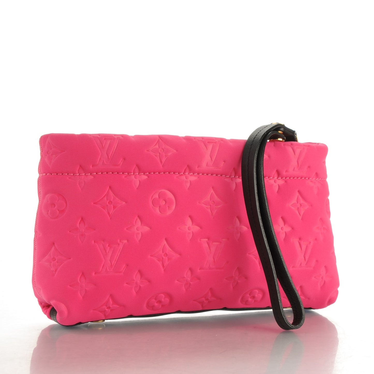 Monogram Scuba Clutch Pochette Fuchsia