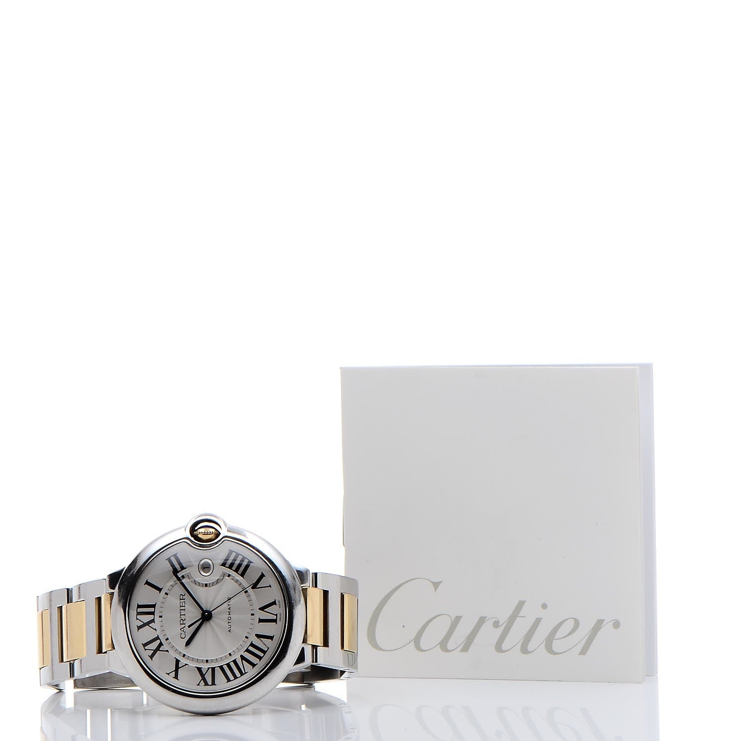 Cartier Stainless Steel 18K Yellow Gold 42mm Ballon Bleu De Automatic Watch 7 of 7