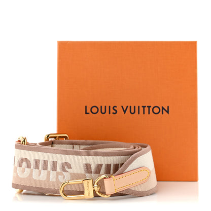 Louis Vuitton Jacquard Speedy Bandouliere 20 Shoulder Strap Beige 6 of 6
