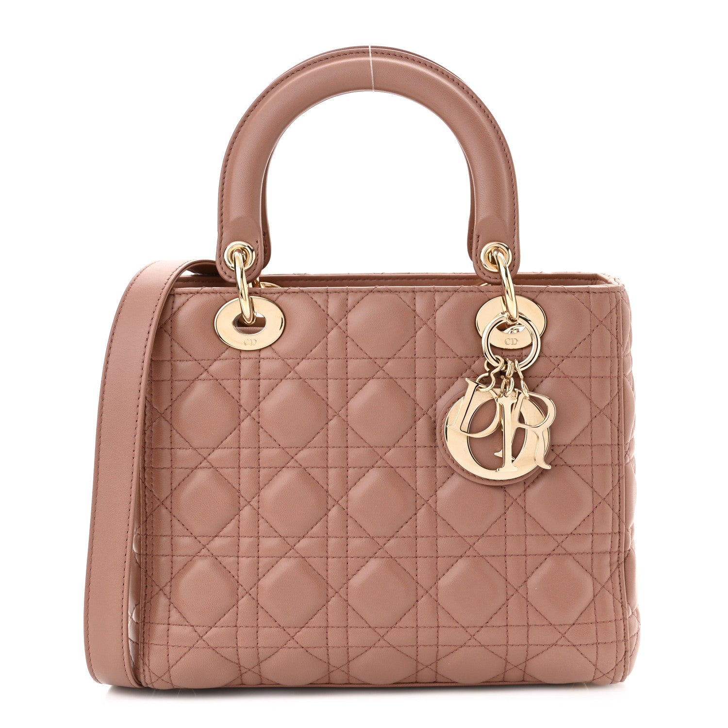 Christian Dior Lambskin Cannage Medium Lady Dior Fard 1 of 10