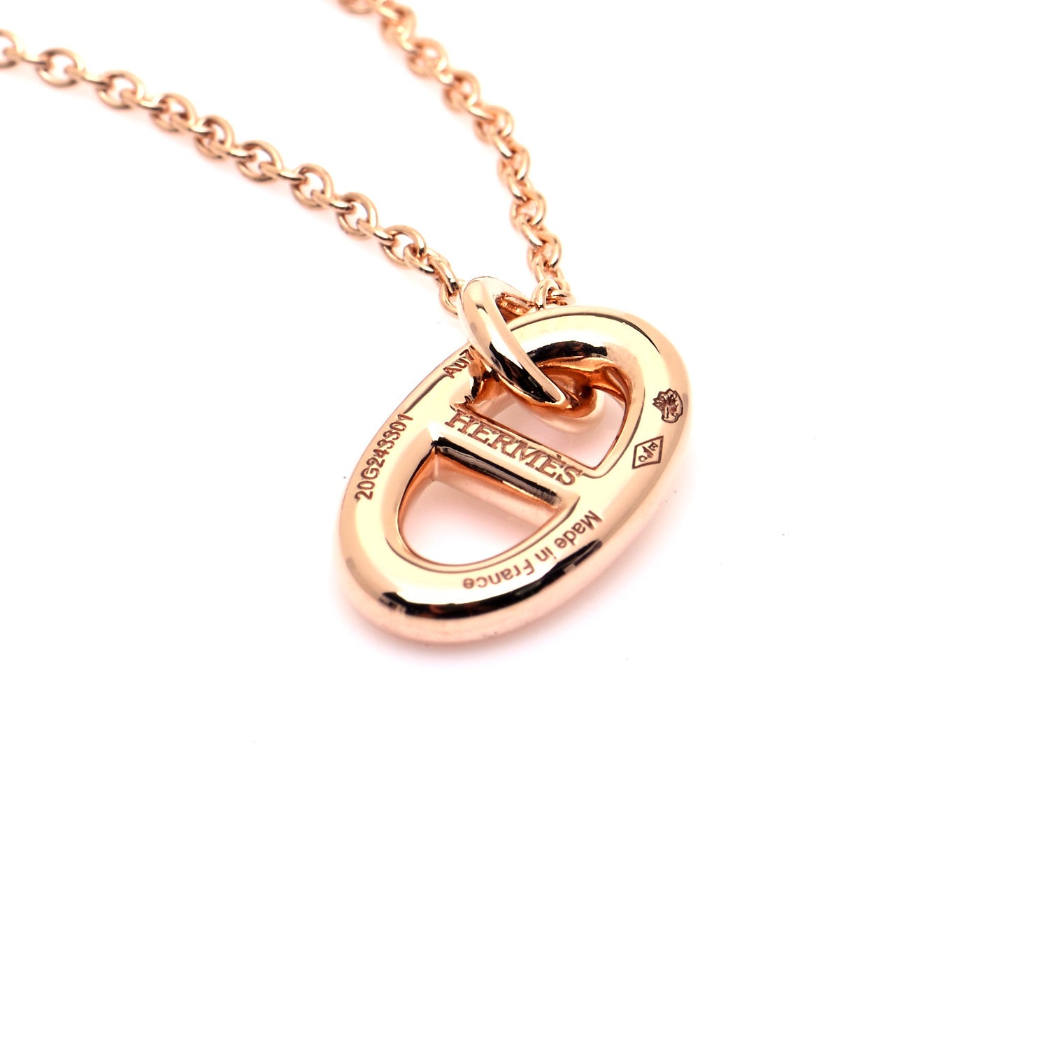 Hermes 18K Rose Gold PM Farandole Pendant Necklace 7 of 8