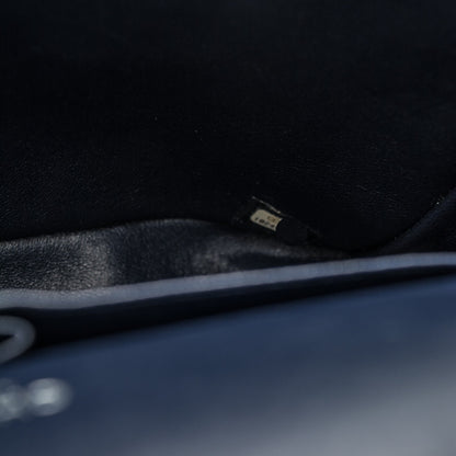 Chanel Caviar Quilted Maxi Double Flap Navy Blue 8 of 8