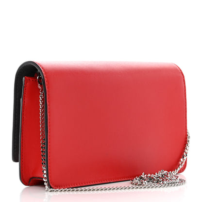 Fendi Vitello Liberty Studded Tube Wallet On Chain Fiamma Multicolor 3 of 11