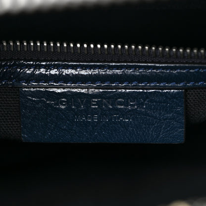 Givenchy Crinkled Patent Deerskin Small Antigona Deep Blue 5 of 19