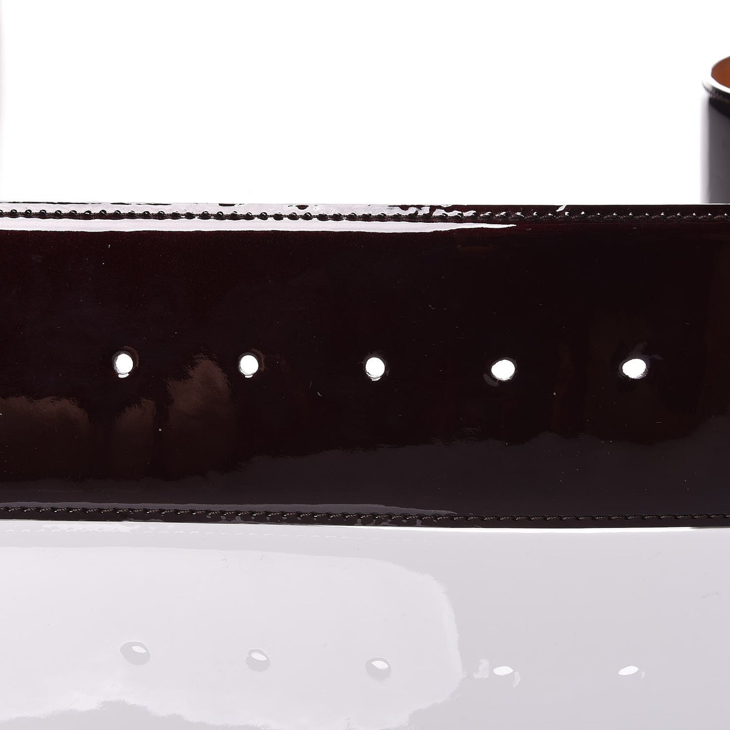 Patent LV Facettes Belt 75 30 Amarante
