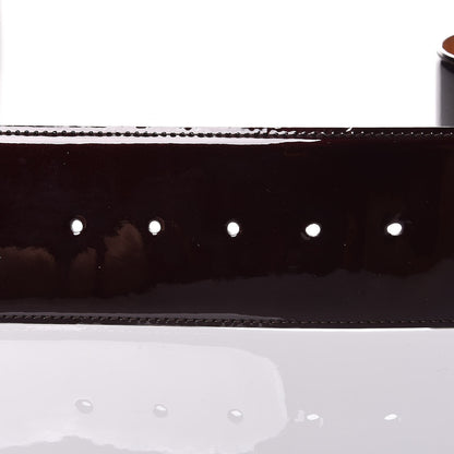 Louis Vuitton Patent LV Facettes Belt 75 30 Amarante 7 of 8