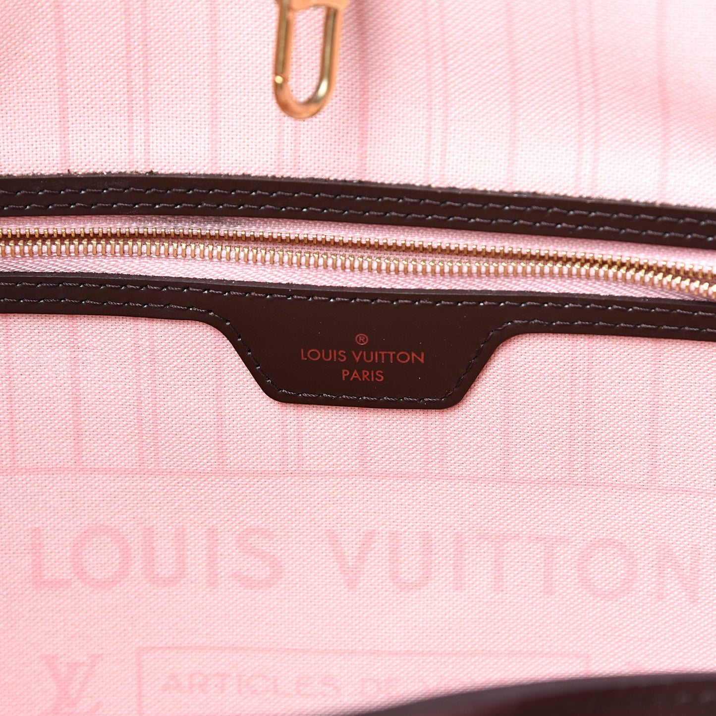 Damier Ebene Neo Neverfull MM Rose Ballerine