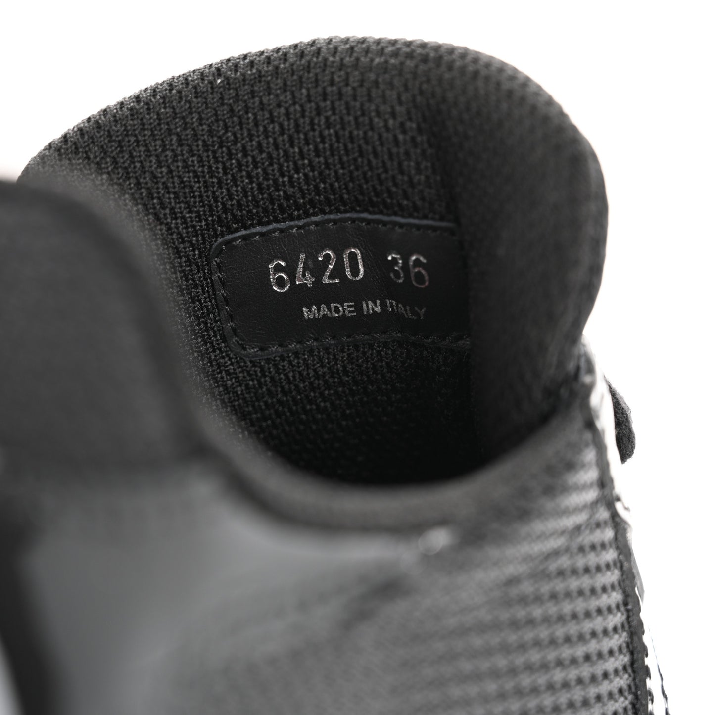 Patent America's Cup Patchwork Sneakers 36 Black