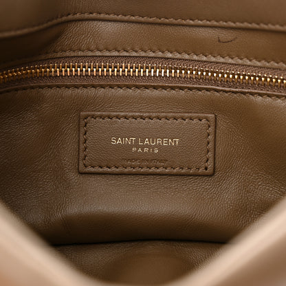 Saint Laurent Padded Lambskin Le 5 A 7 Hobo Dark Peanut 7 of 13