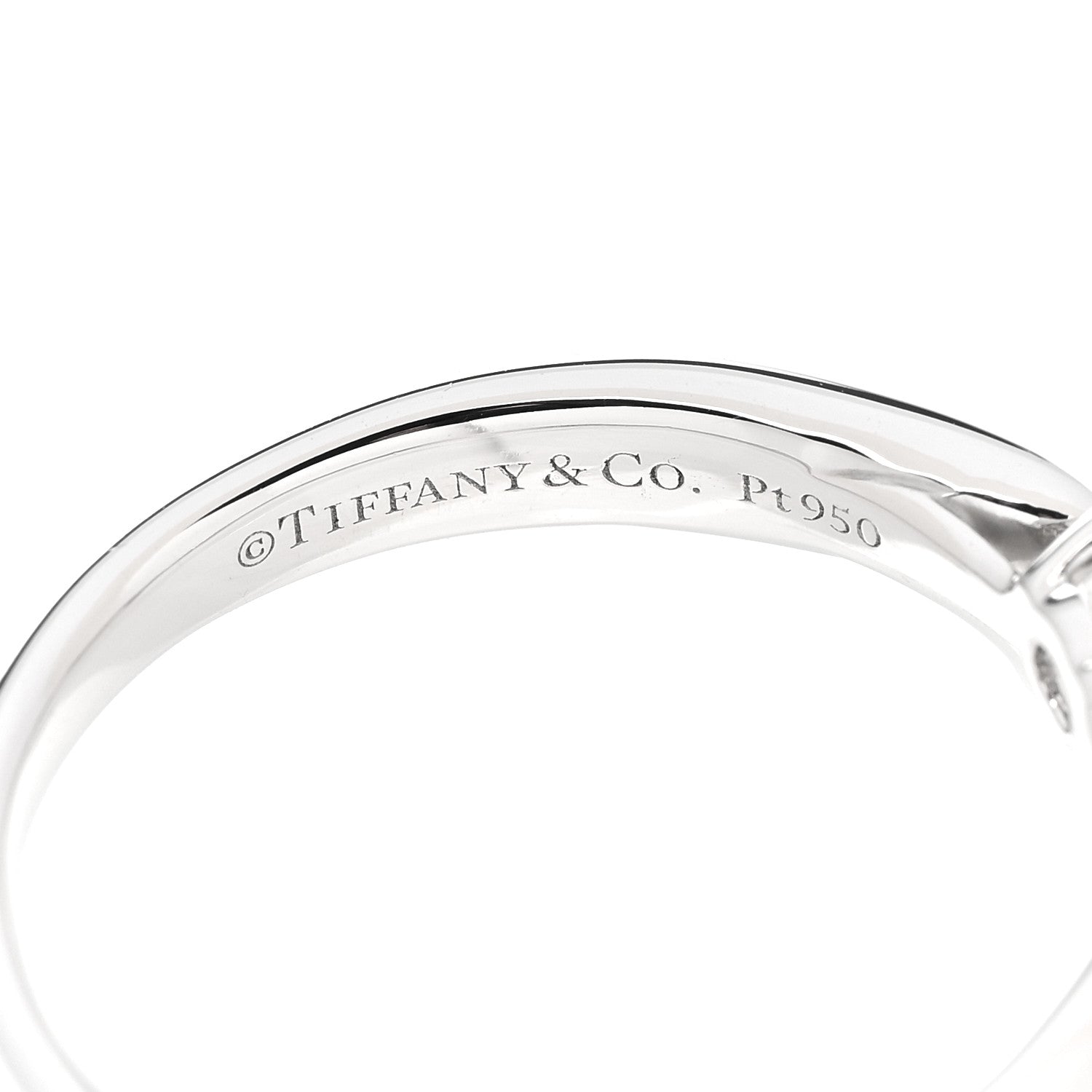 Tiffany Platinum Diamond .32ct Harmony Solitaire Engagement Ring 47 4 5 of 7
