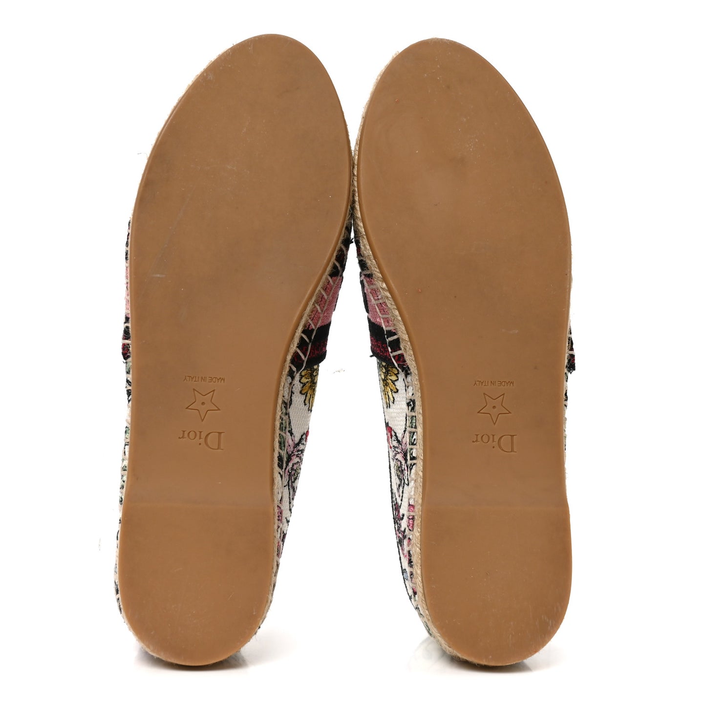 Canvas Embroidered Florilegio Granville Espadrille 38 Multicolor