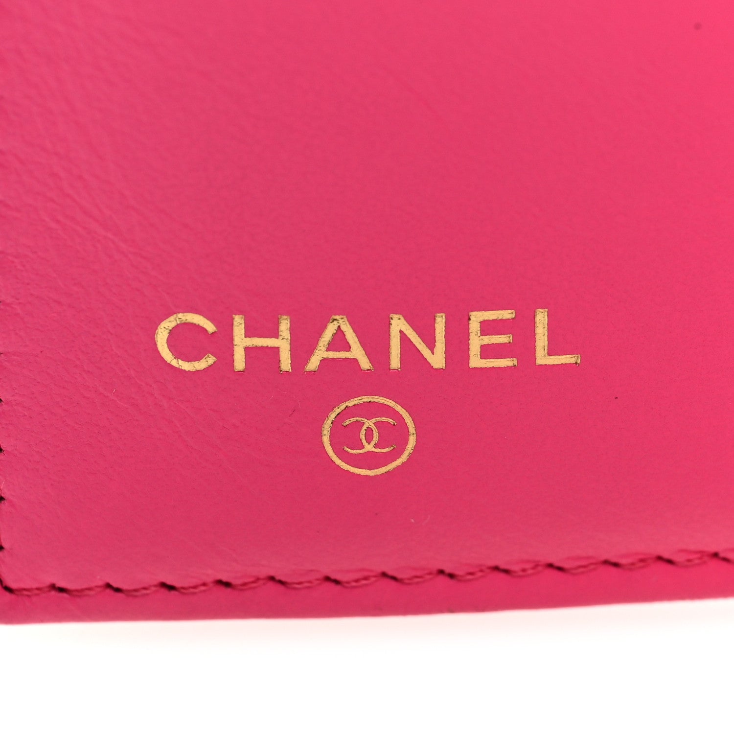 Chanel Caviar Quilted Medium Flap Wallet Dark Pink 6 of 7
