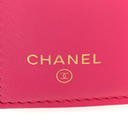 Chanel Caviar Quilted Medium Flap Wallet Dark Pink 6 of 7