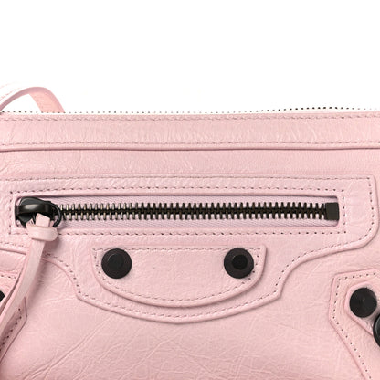 Balenciaga Agneau Arena Classic Hardware Le City Pouch On Strap Petal Pink 8 of 11