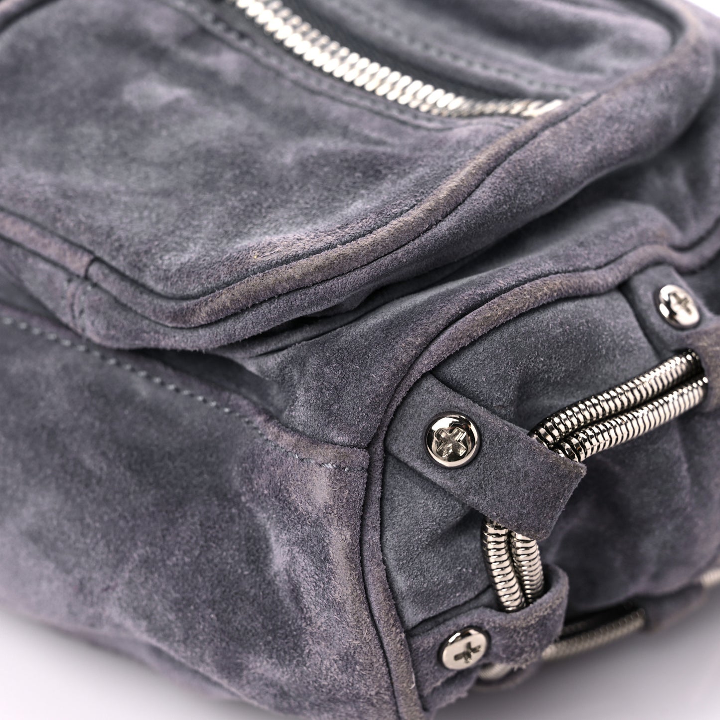 Suede Brenda Chain Grey