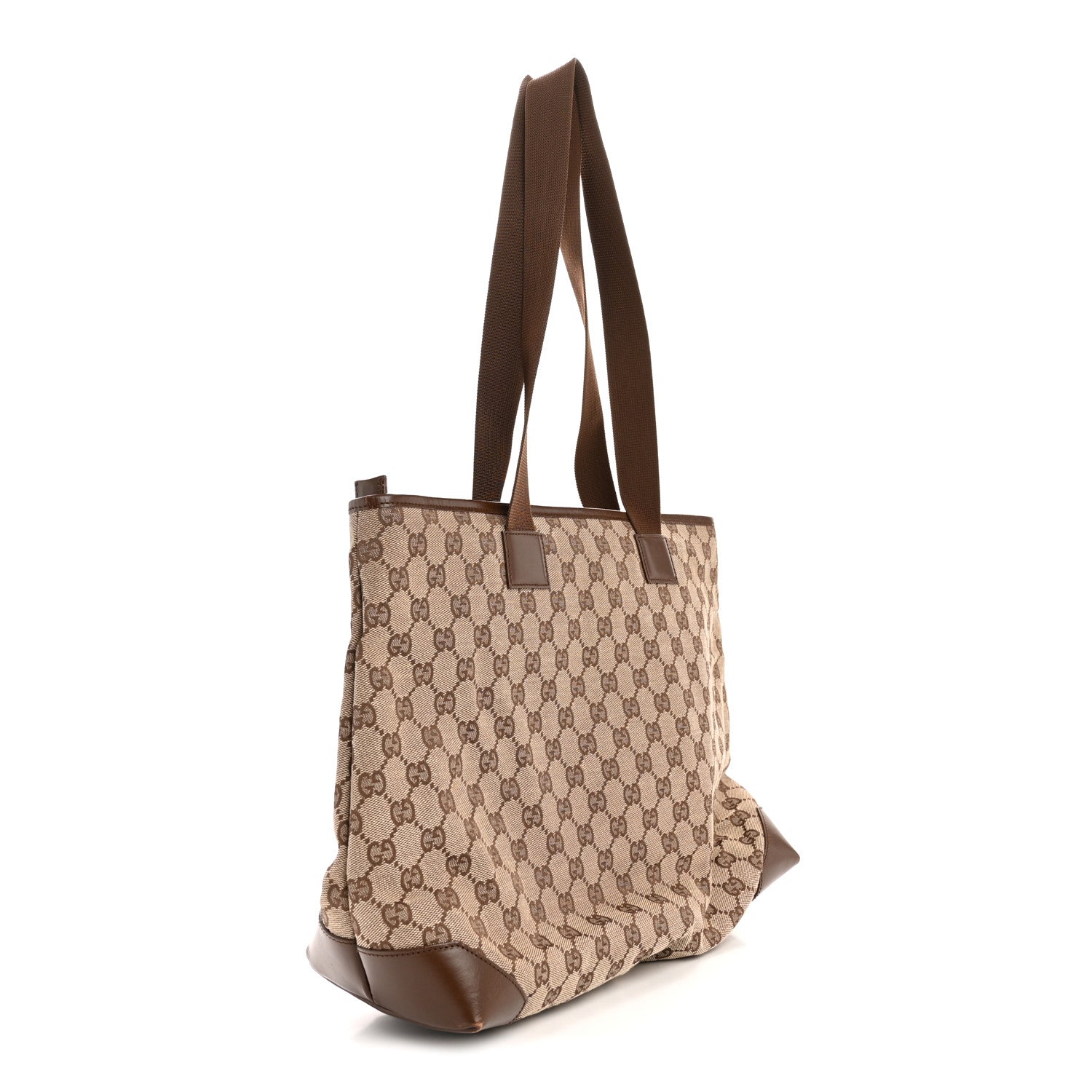 Gucci Monogram Tote Bag Brown 3 of 14