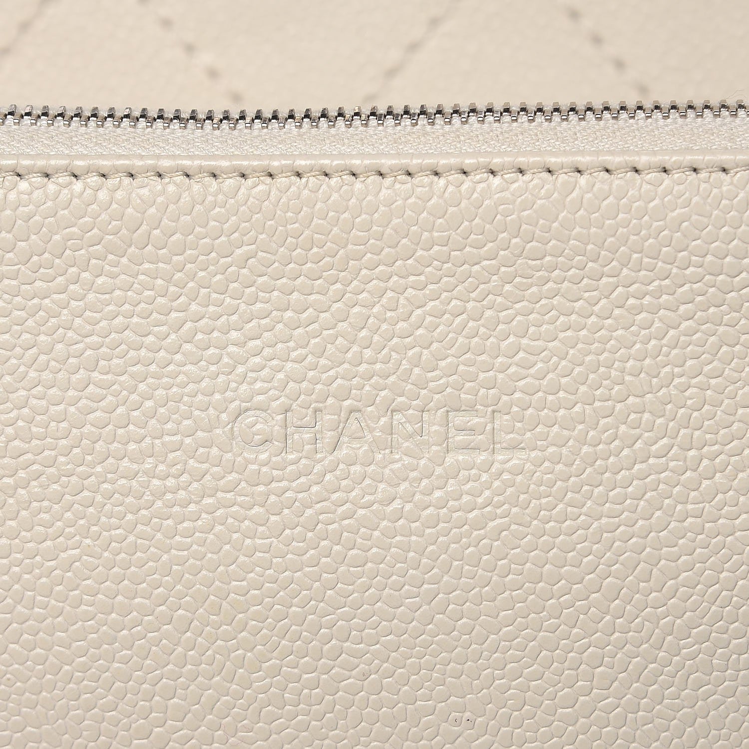 Chanel Grained Calfskin Shopping Fever Tote White 8 of 12