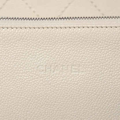 Chanel Grained Calfskin Shopping Fever Tote White 8 of 12