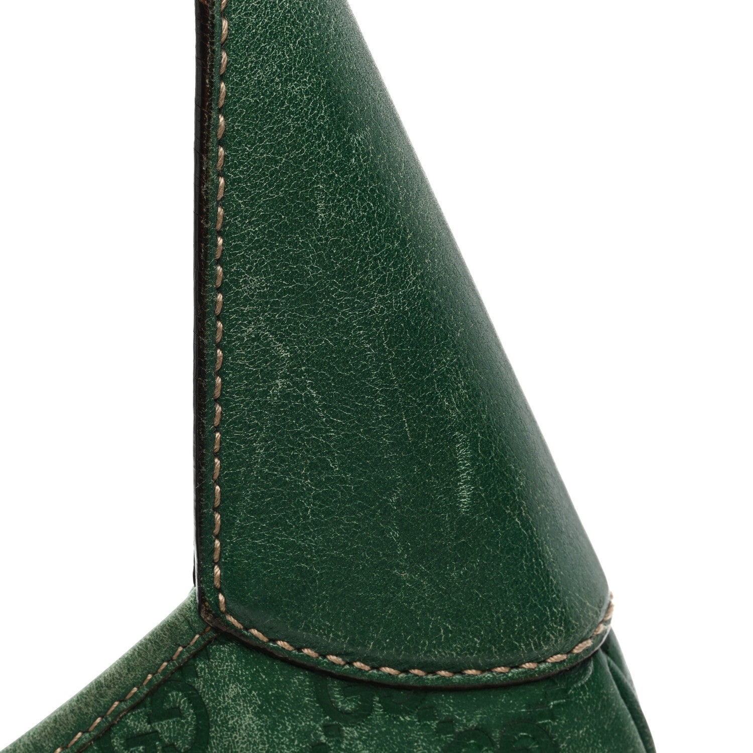 Gucci Guccissima Medium Jackie O Bouvier Hobo Green 12 of 13