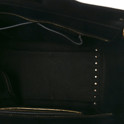 Valentino Garavani Vitello Small Rockstud Double Handle Tote Black 5 of 9