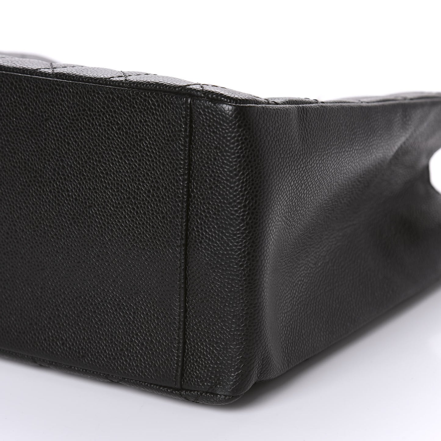 Caviar Quilted Grand Shopping Tote GST Black