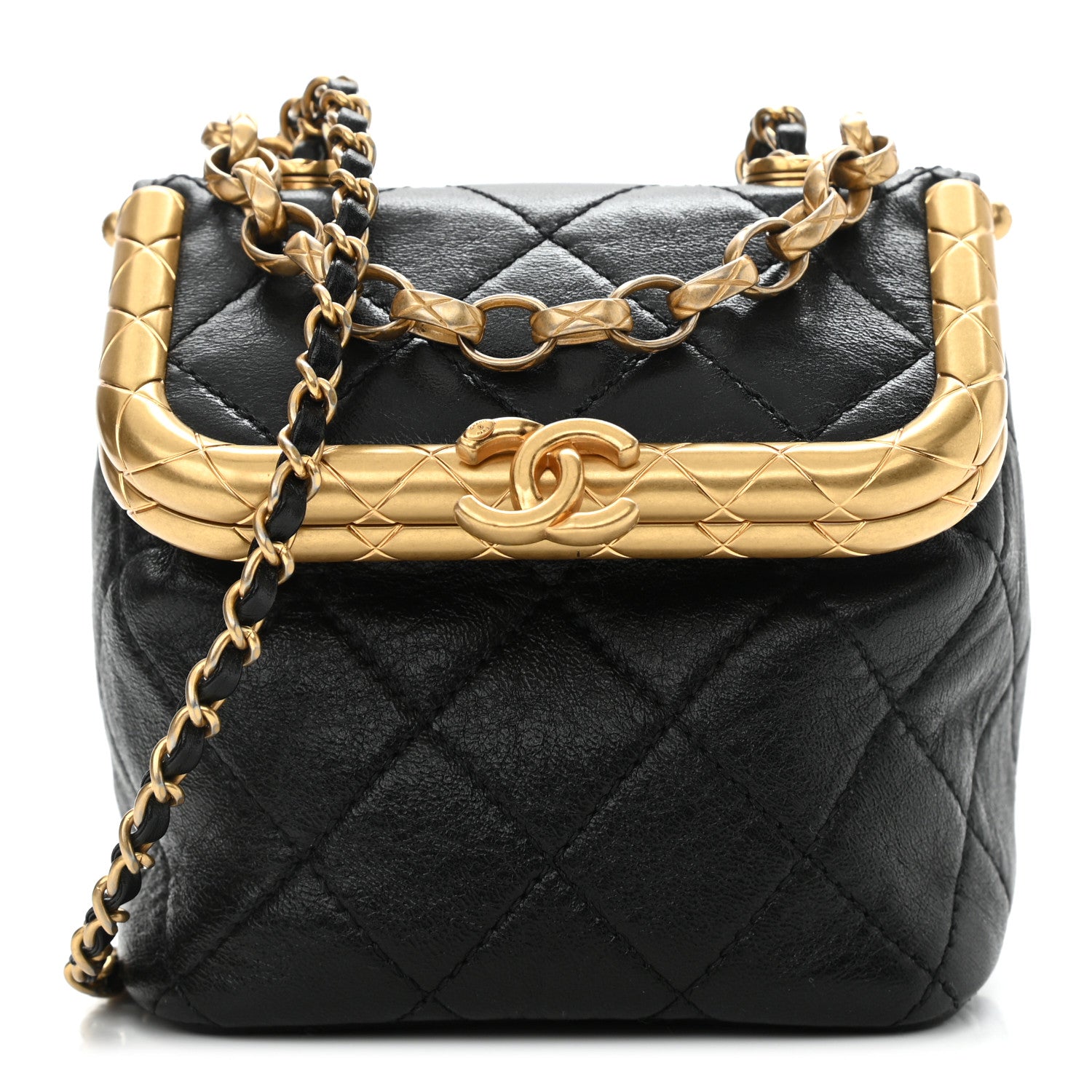 Chanel Lambskin Quilted Small My Crush Bag Black 1 of 11
