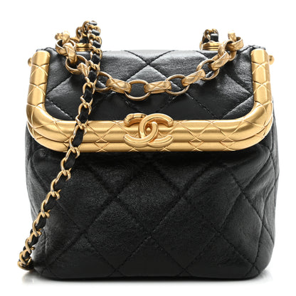 Chanel Lambskin Quilted Small My Crush Bag Black 1 of 11