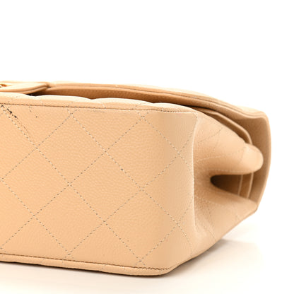 Chanel Caviar Quilted Jumbo Double Flap Beige Clair 10 of 12