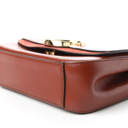 Chloe Calfskin Small C Double Carry Sepia Brown 6 of 9