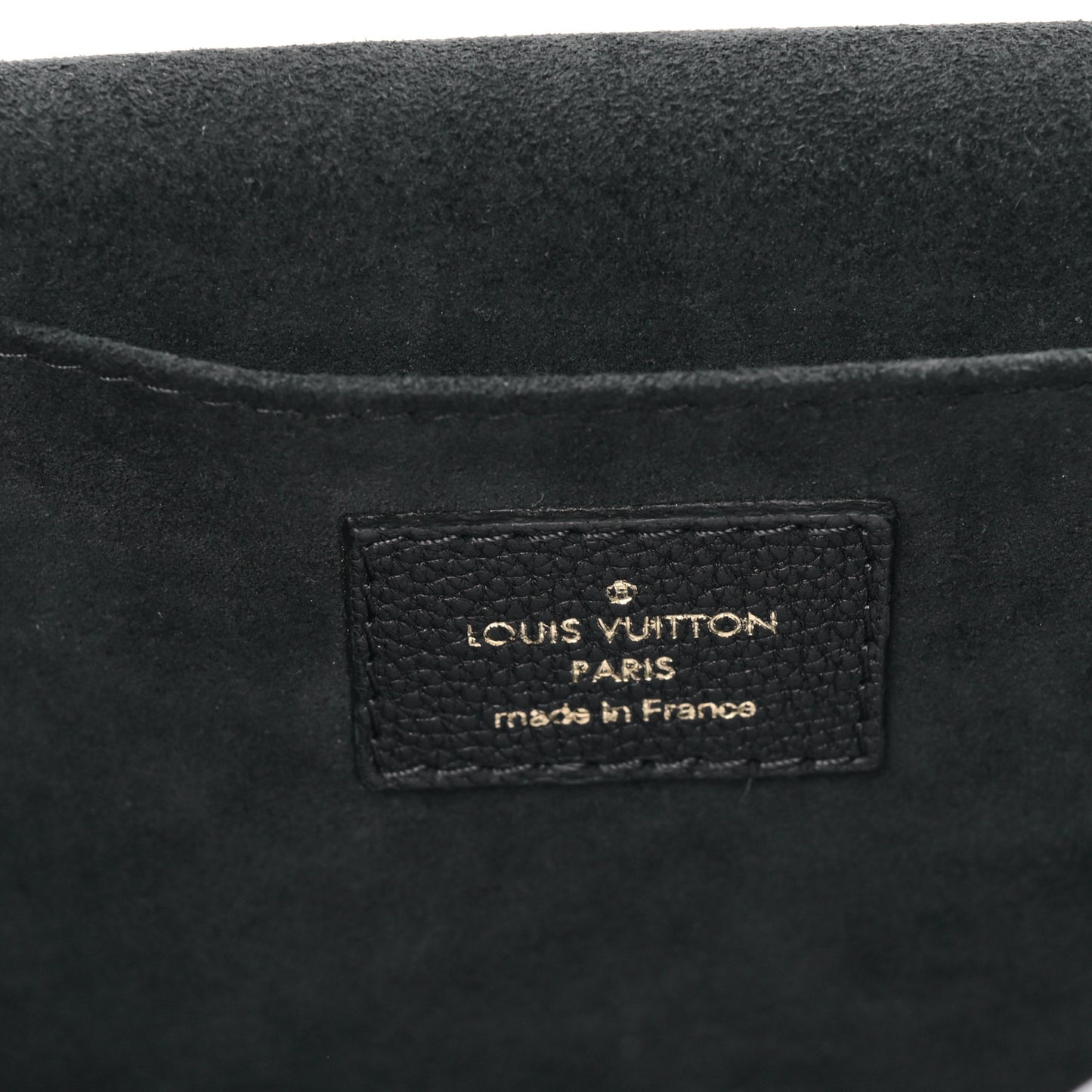 Grained Calfskin Lockme Chain Bag PM Black