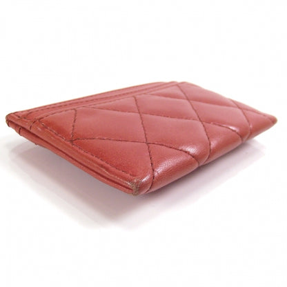 Chanel Lambskin Business Card Holder Salmon 5 of 8