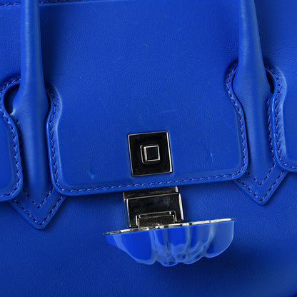 Versace Vitello Medium Palazzo Empire Bag Blue 9 of 9
