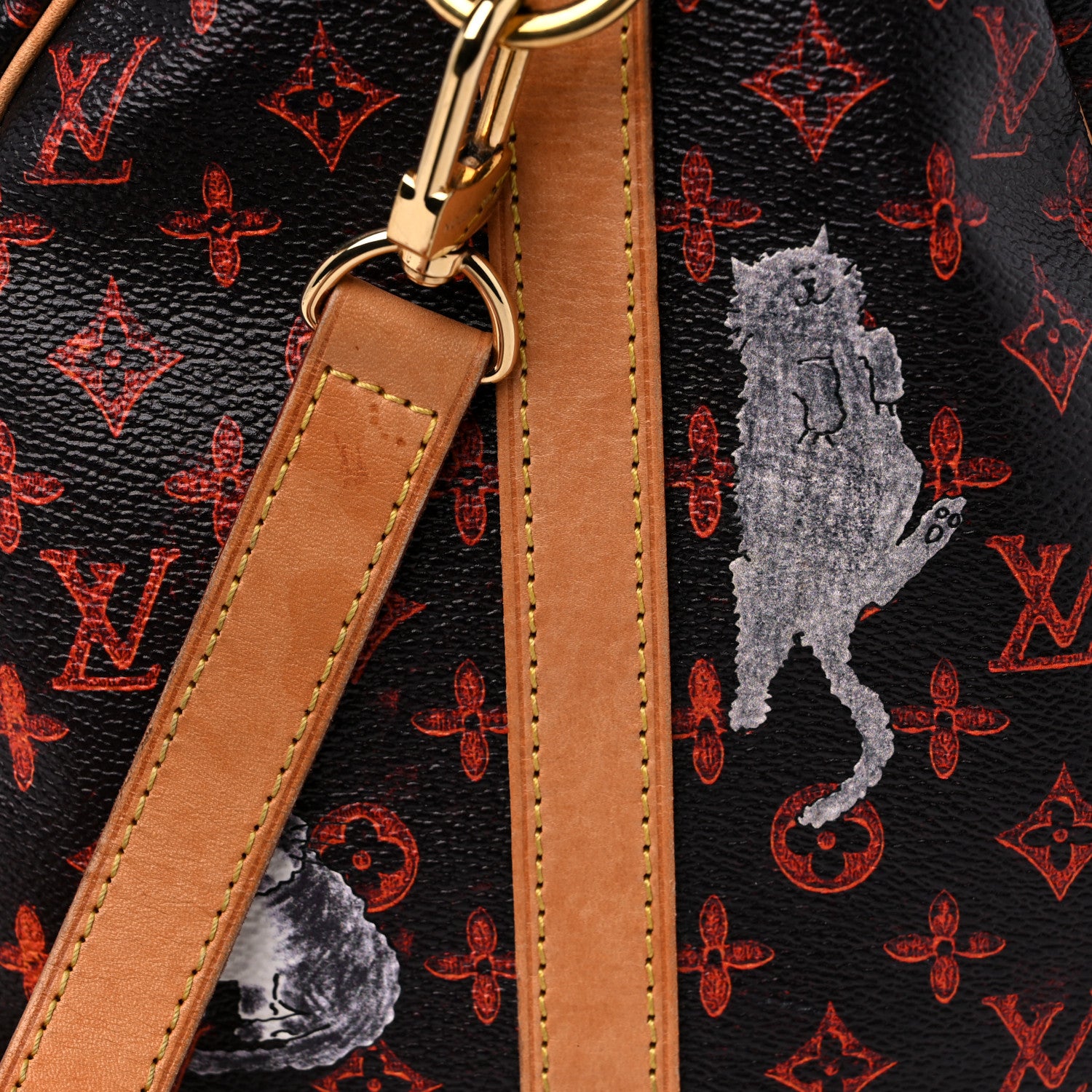 Louis Vuitton Catogram Speedy Bandouliere 30 Marron 13 of 16