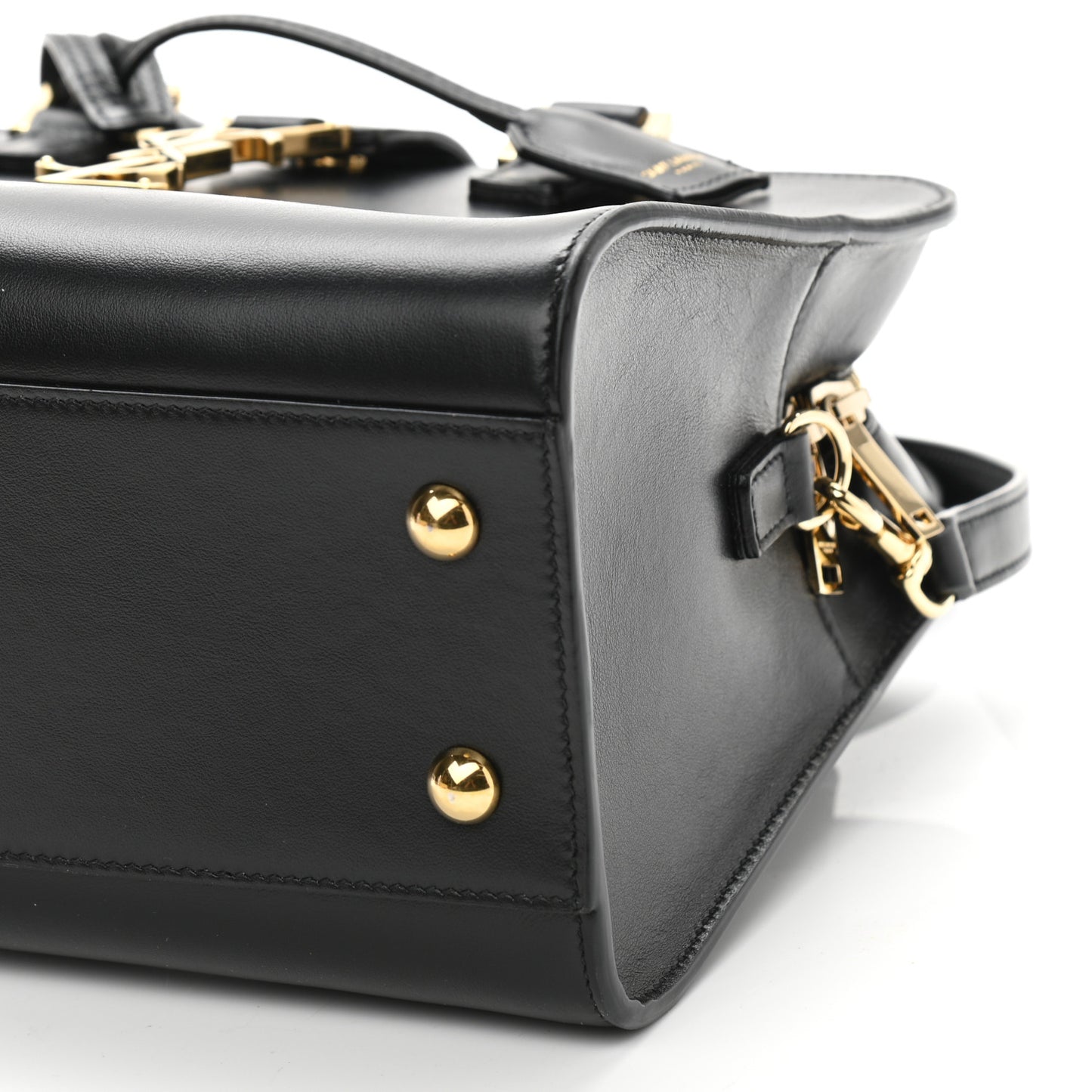 Calfskin Monogram Baby Cabas Black